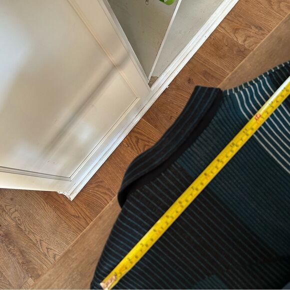 Misook 2 Pc Knit Suit Green And Black Cardigan and pleated skirt Size Large NEW - Picture 11 of 16